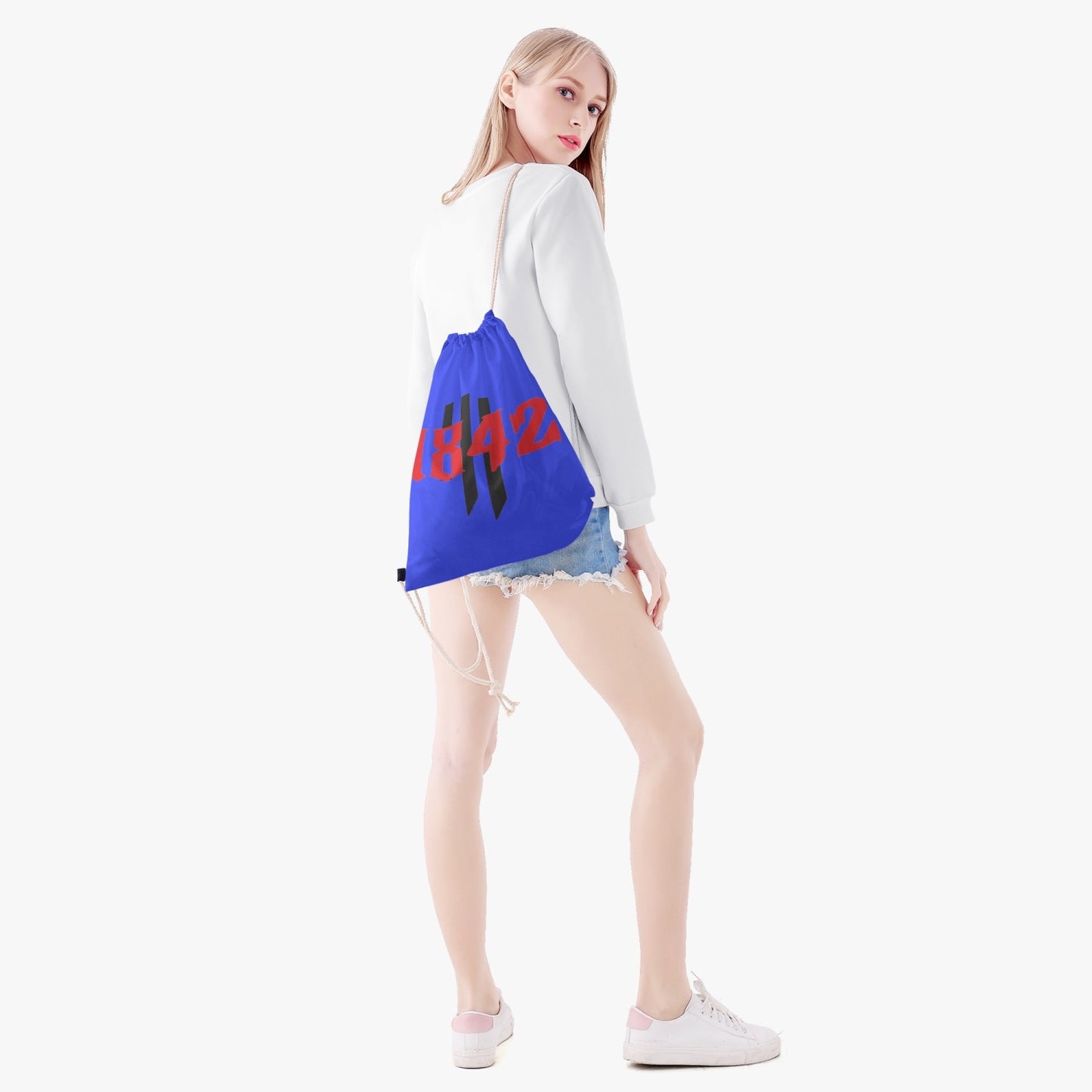 1842 Polyester Drawstring Backpack