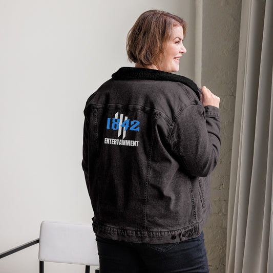 1842 ENT. Unisex denim sherpa jacvvket