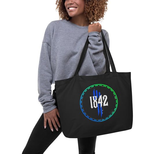 1842 Large Organic Tote Bag